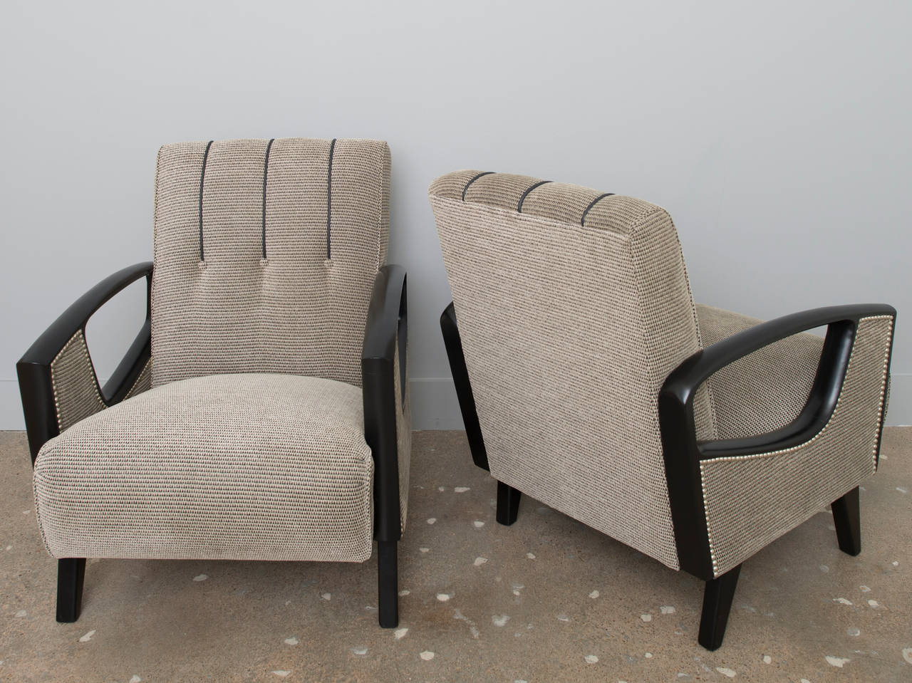 American Moderne Lounge Club Chairs