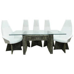 Adrian Pearsall Brutalist Style Dining Table / Desk