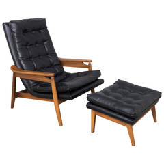 Milo Baughman Lounge Chair and Ottoman