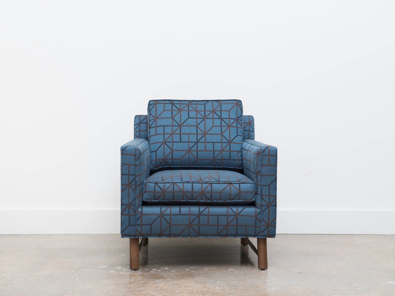 Classic Mid Century Armchair in the Style of Edward Wormley
