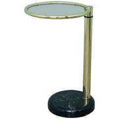 Brass, Glass and Marble Pace Side Table 11