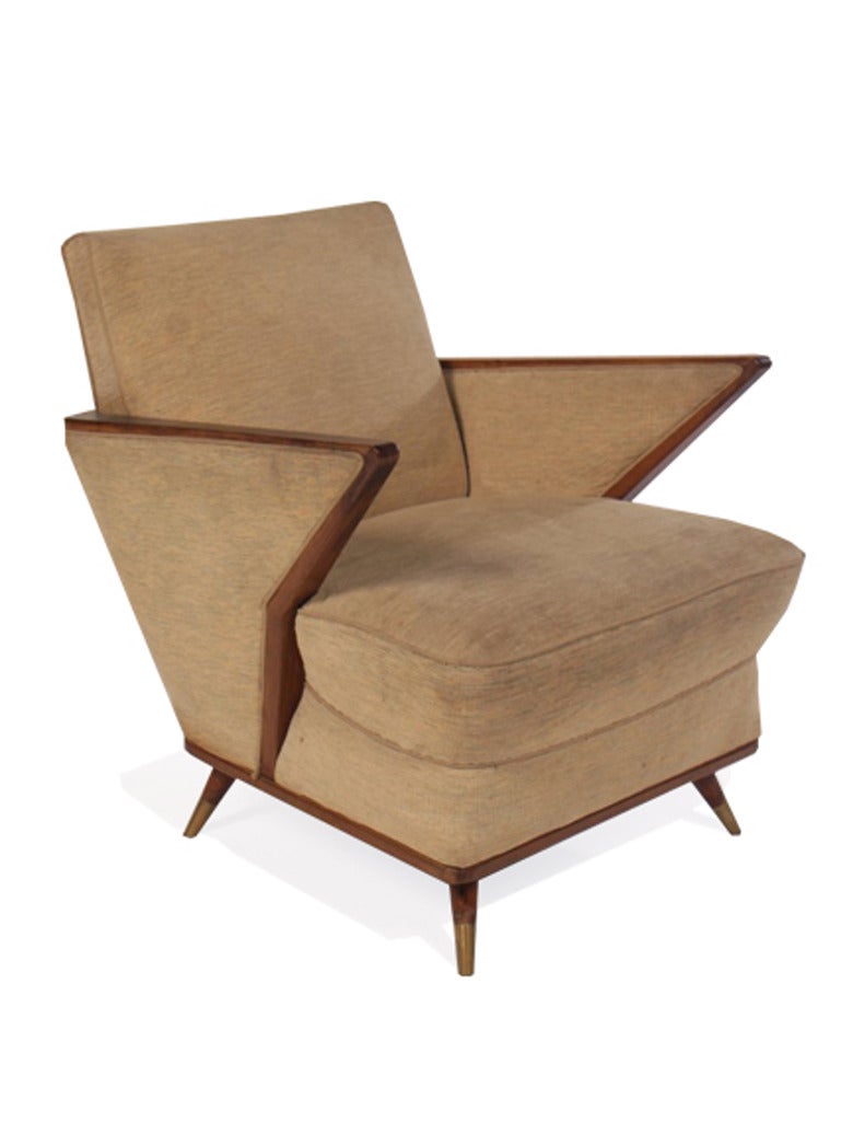 Italian Mid-Century Modern Club Chair