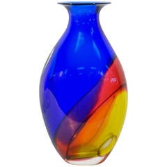 Archimede Seguso Carnevale Vase