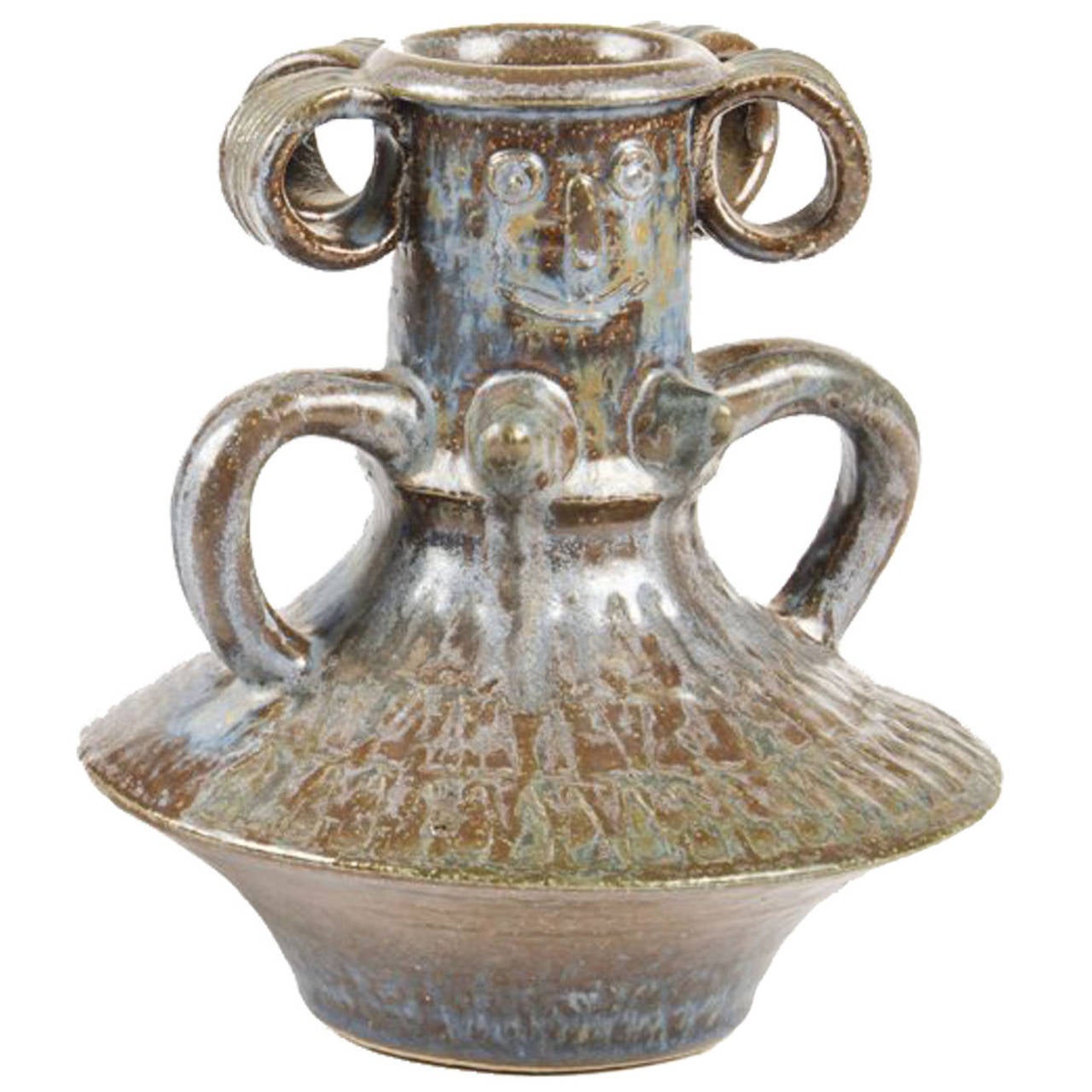 Danish Vase by Søholm Stentøj, Bornholm For Sale at 1stDibs