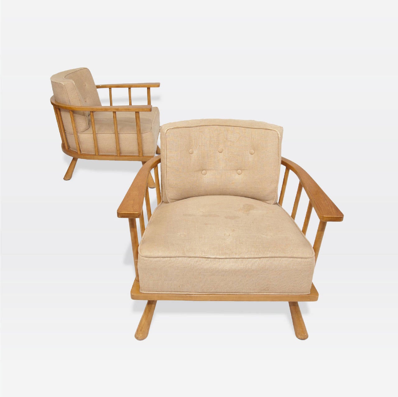 Mid-Century Modern T.H. Robsjohn Gibbings Chairs