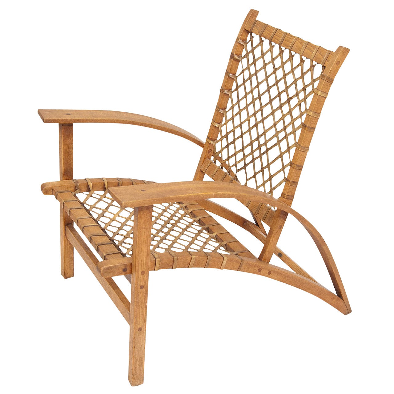 "Sno-shu" Vermont Tubbs Armchair For Sale