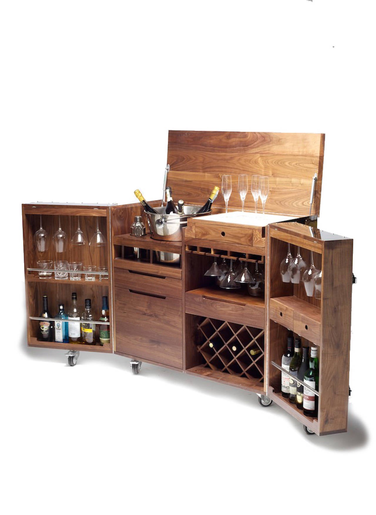 mobile bar cabinet