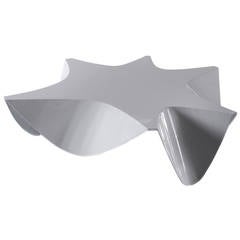 Scallop Unique Coffee Table Powder-Coated White Steel by Aranda\Lasch 7