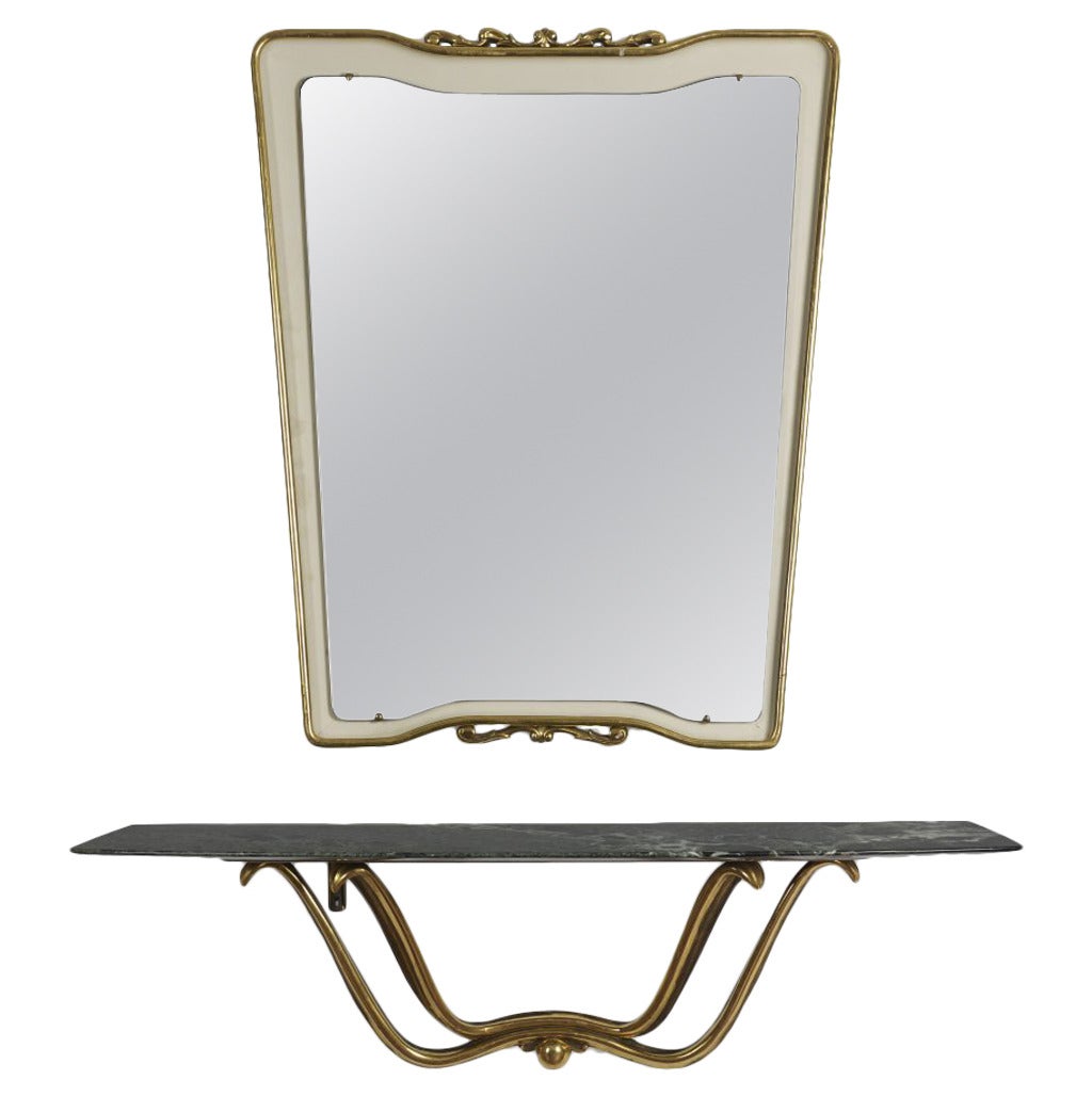 Osvaldo Borsani Floating Console and Mirror