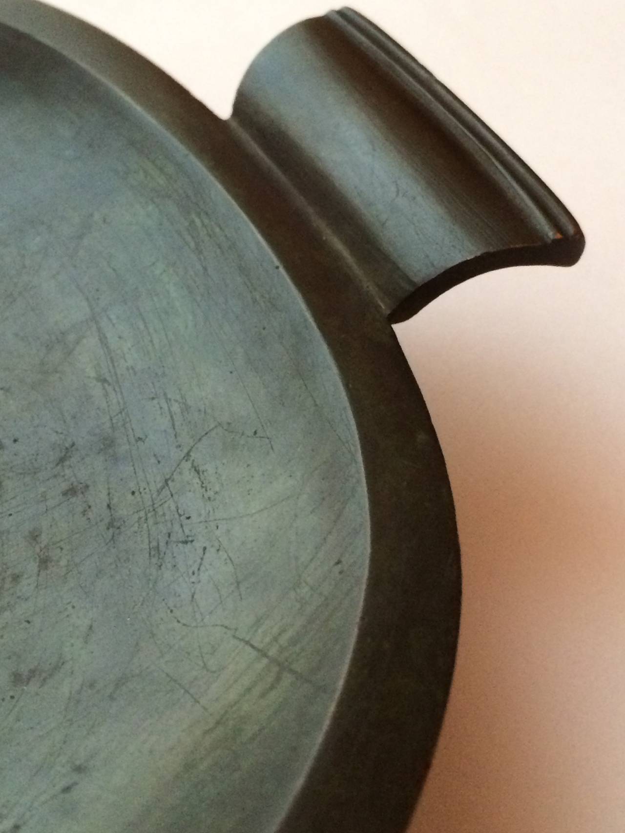 Swedish Just Andersen Patinated Bronze Centerpiece