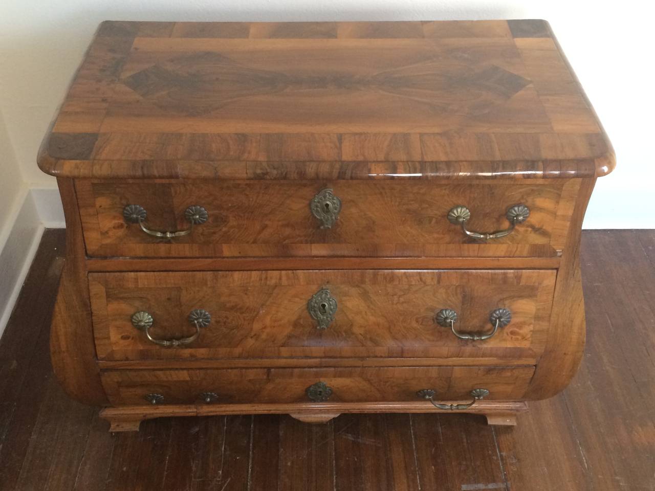 Rococo Bombe Commode For Sale