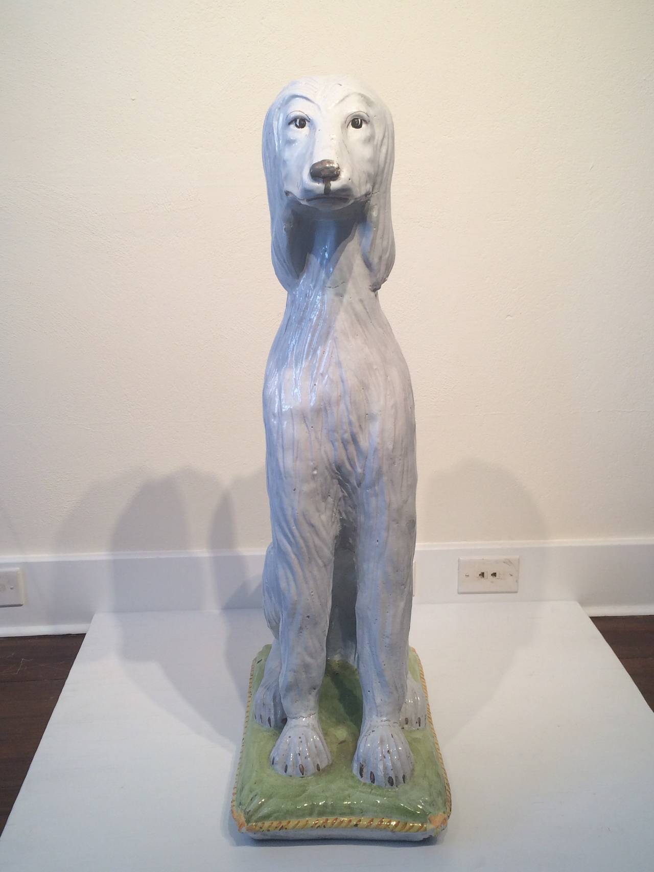 afghan hound sculpture