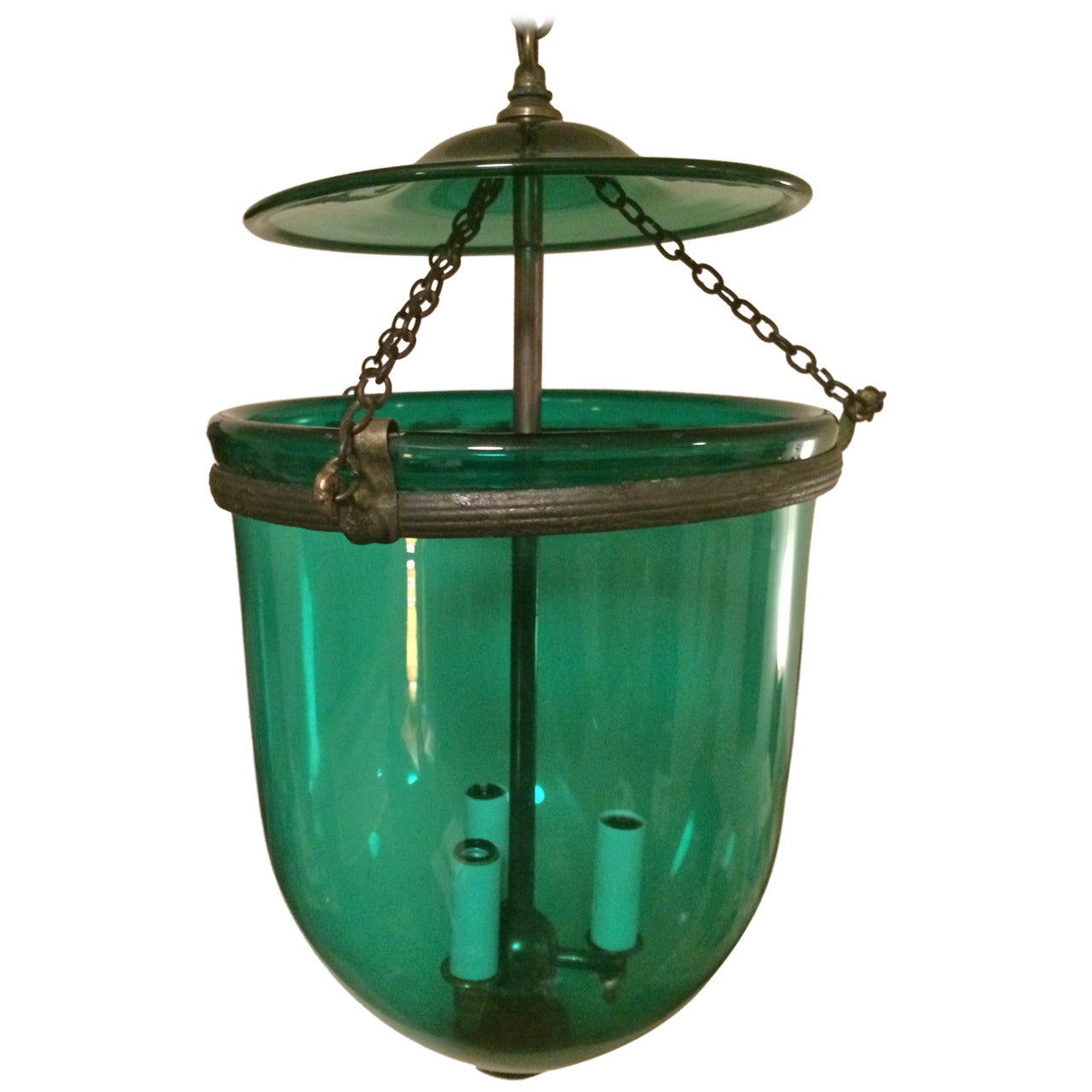 19th Century Anglo-Indian Regency Style Hall Lantern (Hundi)