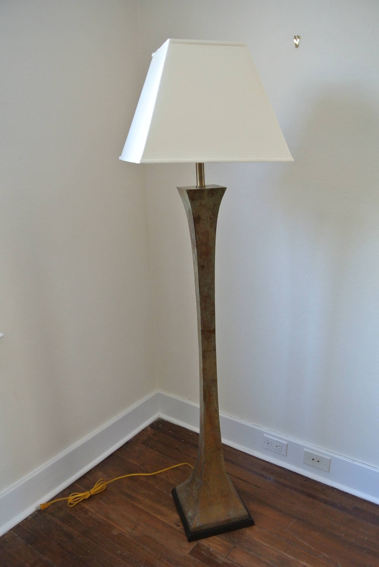 Solid Bronze Floor Lamp For Sale at 1stDibs