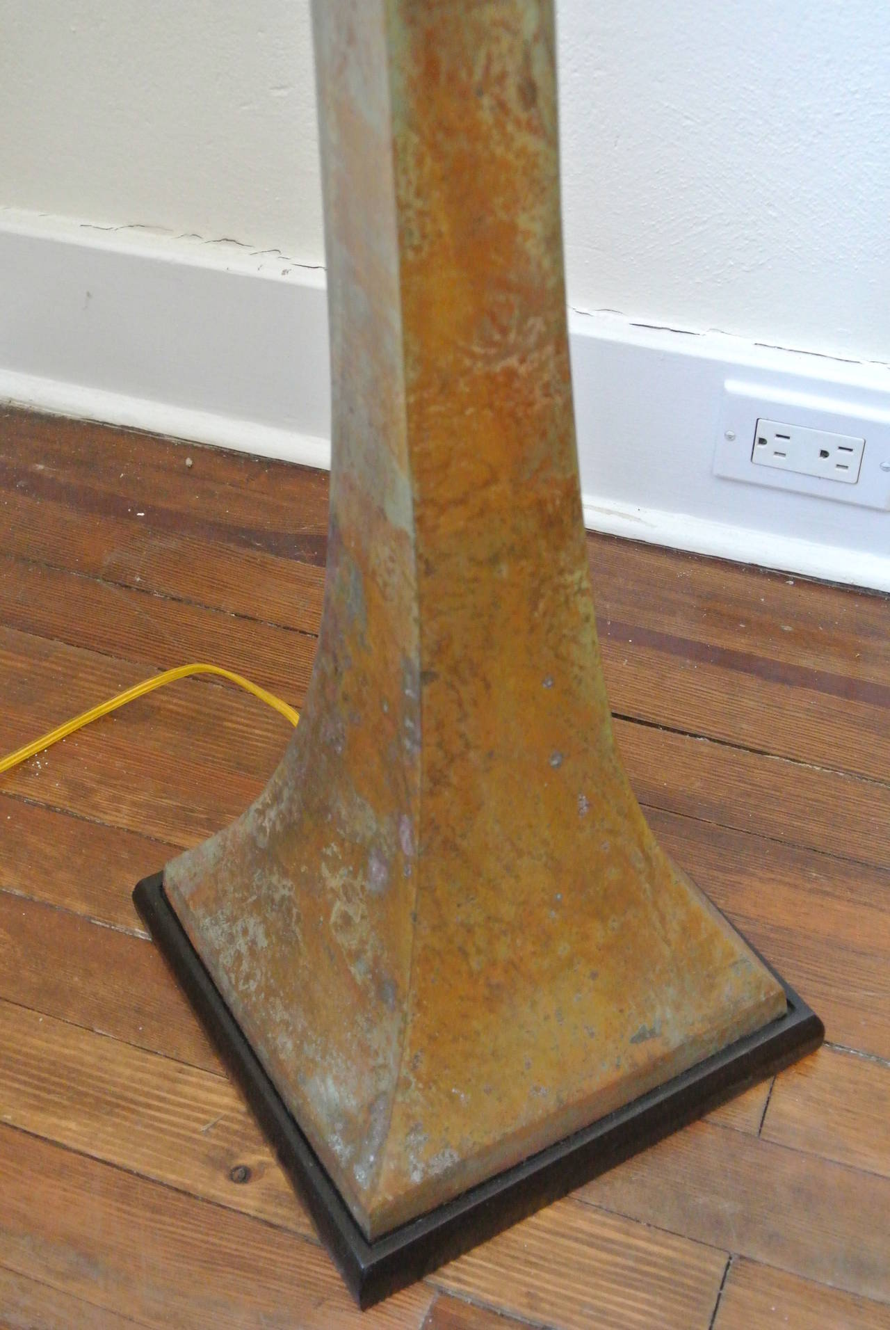 Solid Bronze Floor Lamp For Sale at 1stDibs