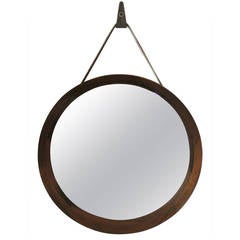 Danish Rosewood Mirror by Pedersen
Hansen, Denmark, 1960 Danish Rosewood Mirror by Pedersen
Hansen, Denmark, 1960