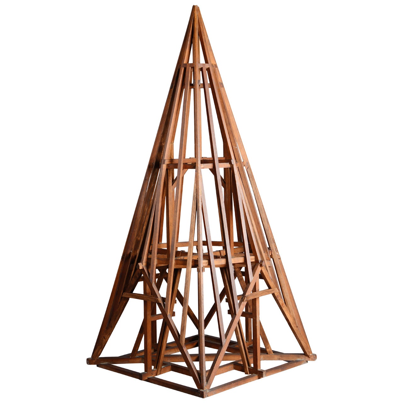19th Century Didactical Architecture Model of a Roof Truss For Sale