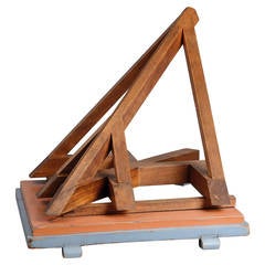 Didactical Architecture Model of Attic Construction by Gustav Lahm, circa 1900