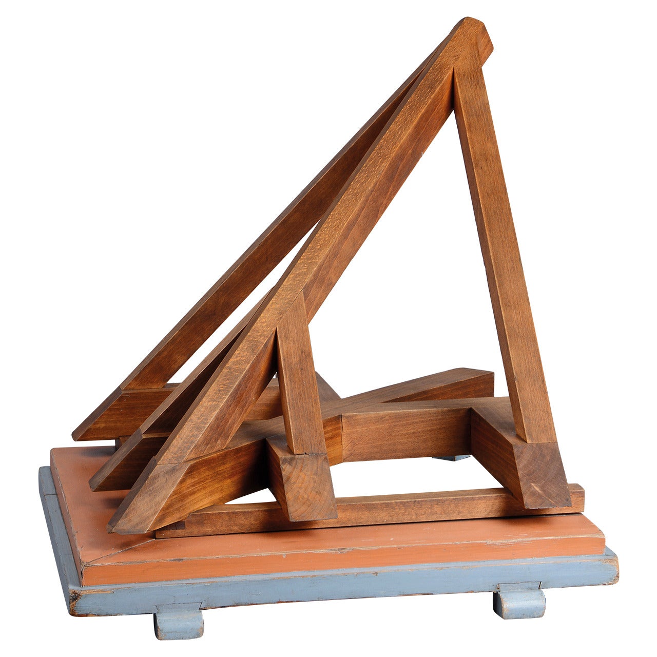 Didactical Architecture Model of Attic Construction by Gustav Lahm, circa 1900 For Sale