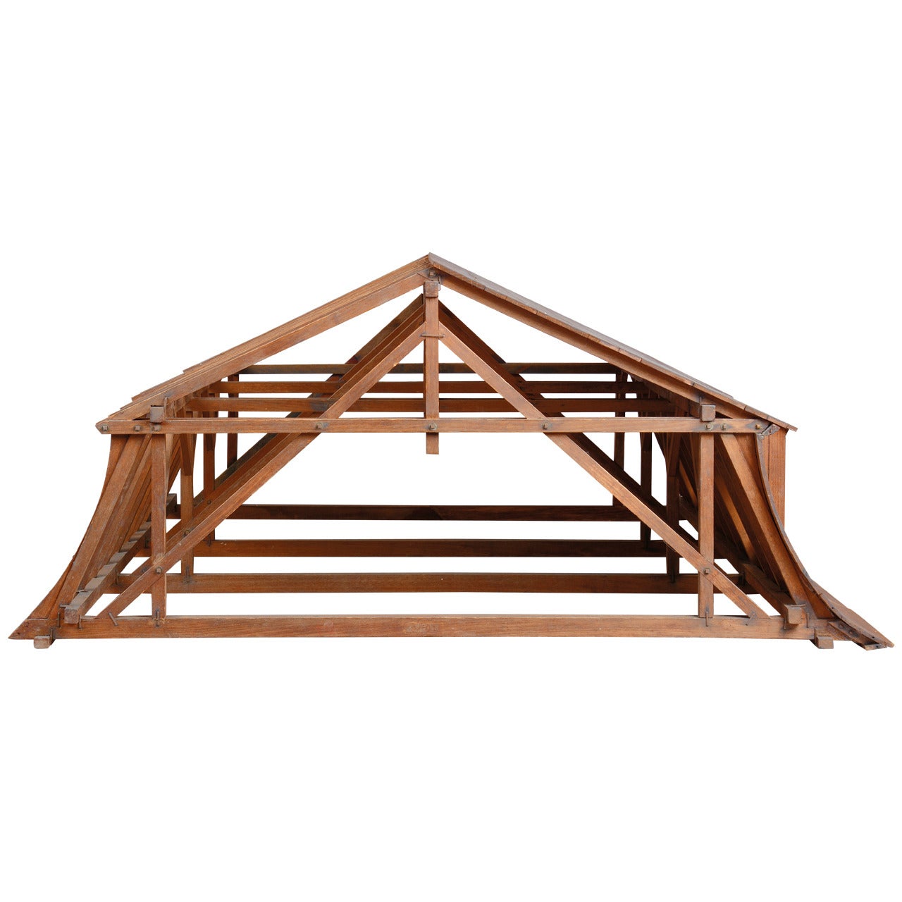 19th Century Didactical Architecture Model of a Mansarde Attic For Sale