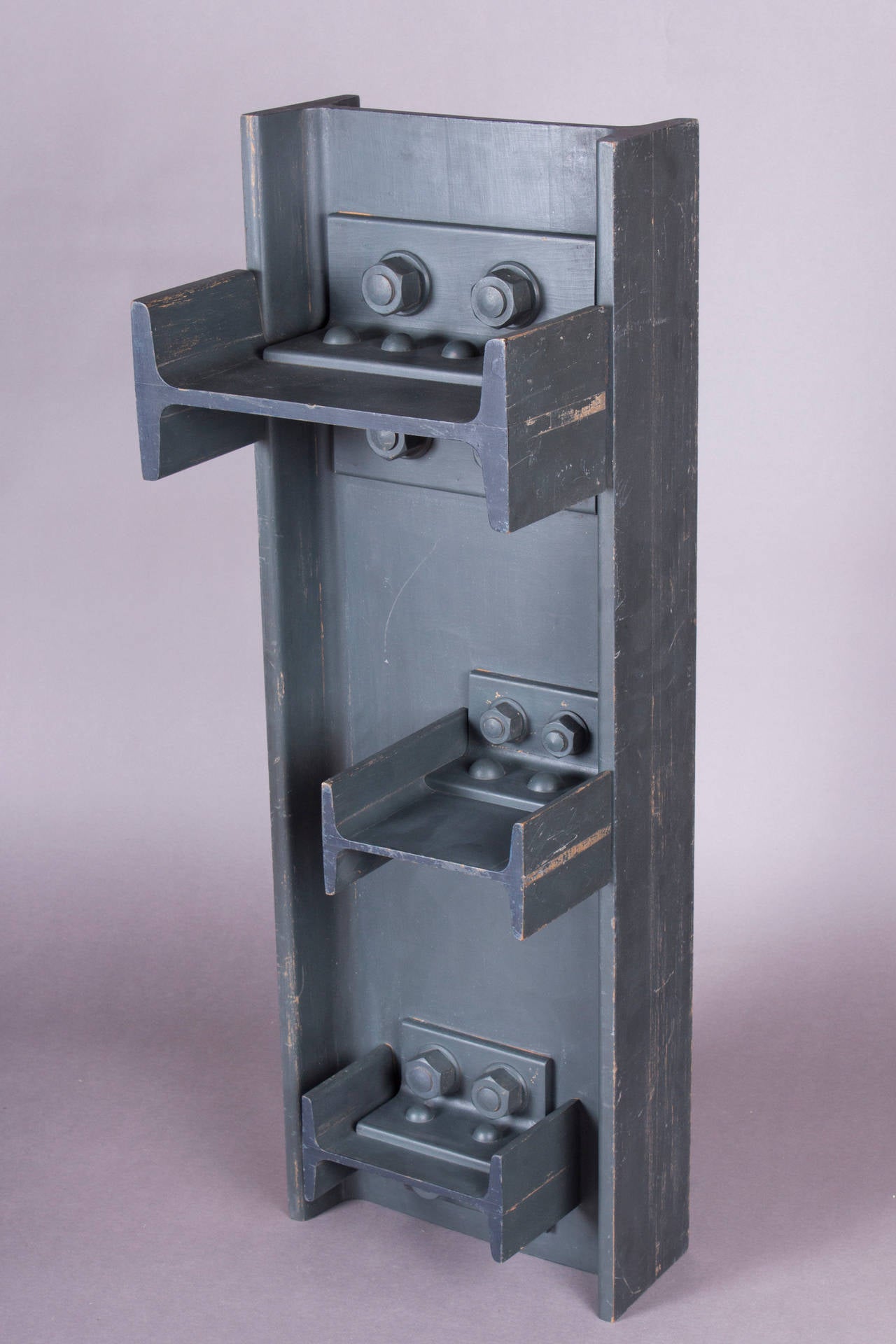 Large 19th Century Didactical Architecture Model of Riveted Iron Connections For Sale 2
