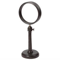 Antique 19th Century Magnifying Glass on Stand