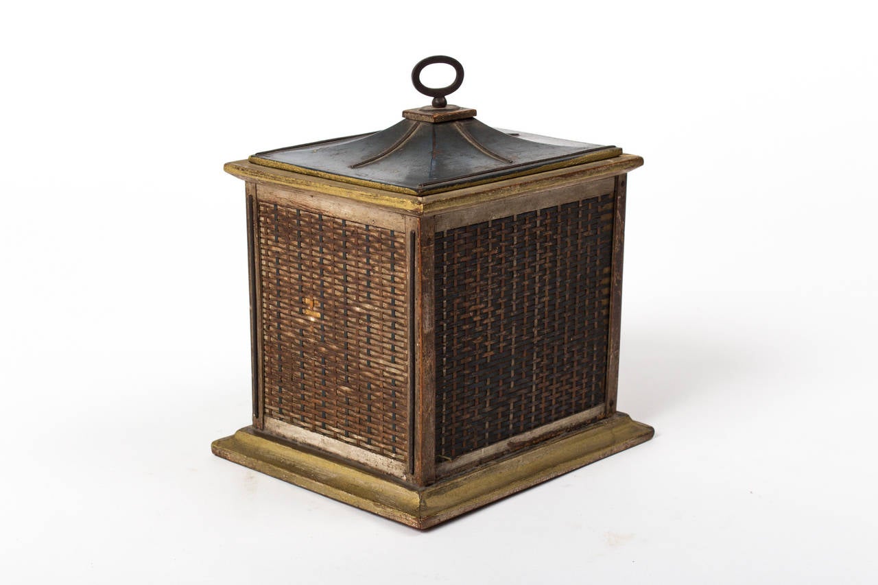 Early 19th Century Rare Austrian Biedermeier Tea Caddy For Sale