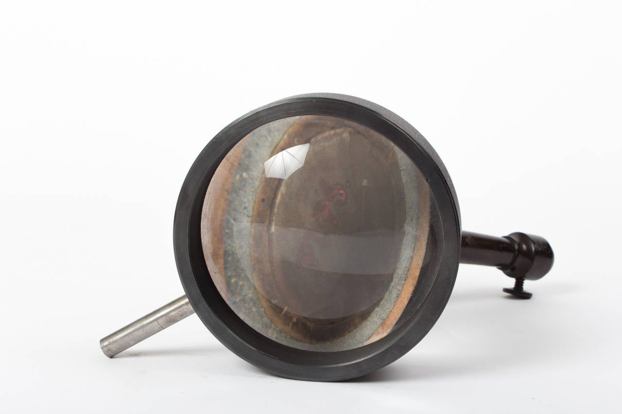 Austrian 19th Century Magnifying Glass on Stand For Sale
