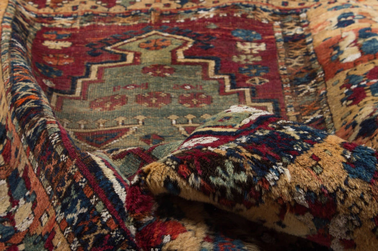 Cotton Rare and Antique Anatolian Antep-Malatya Kurdish Yuruk Prayer Rug