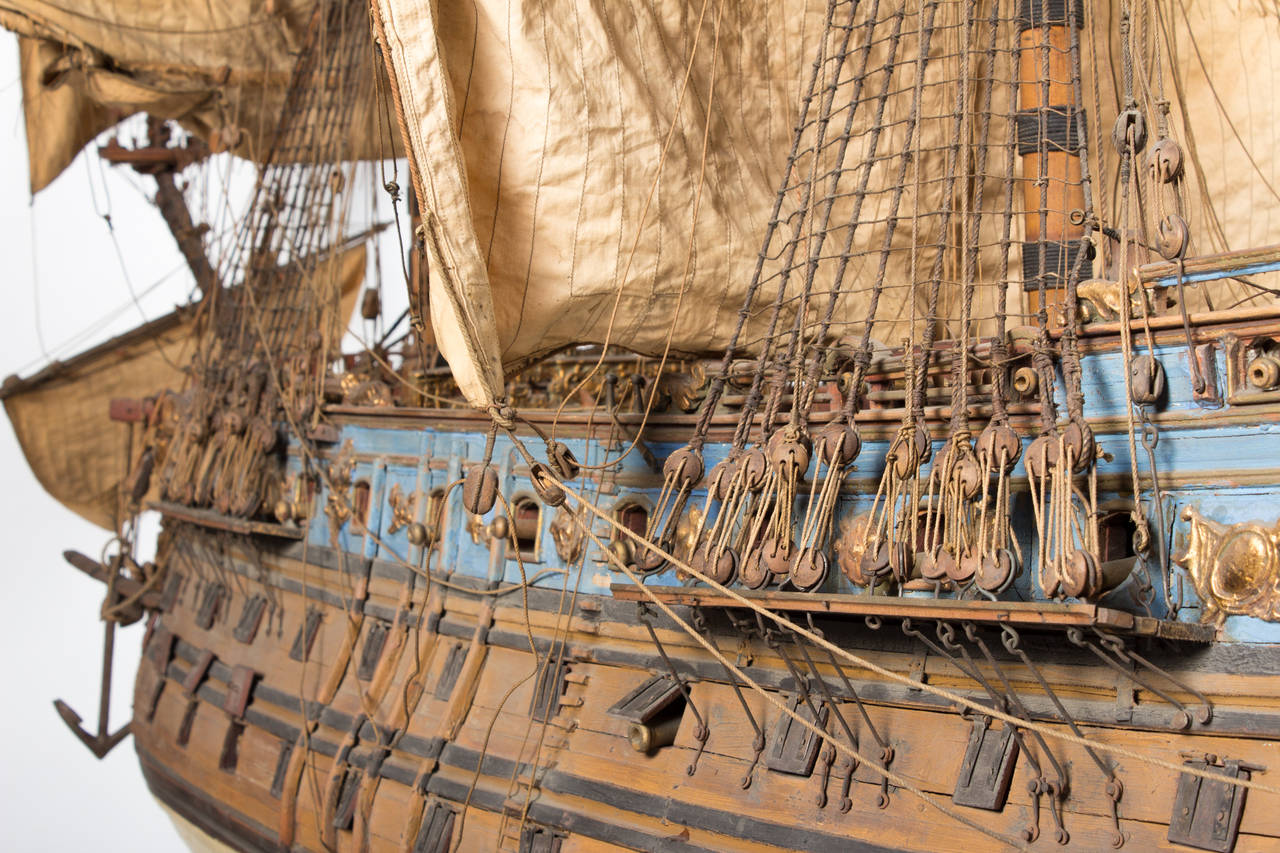 Museum Scale 19th Century Model of the 'Le Louis Quinze' In Good Condition For Sale In Vienna, Vienna