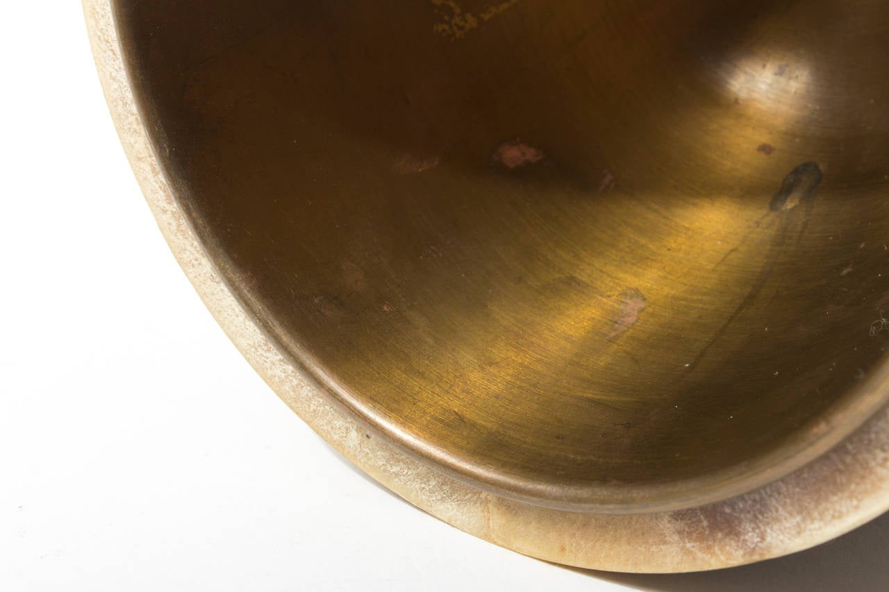 Collector's Auböck Horn and Brass Tobacco Pot 3