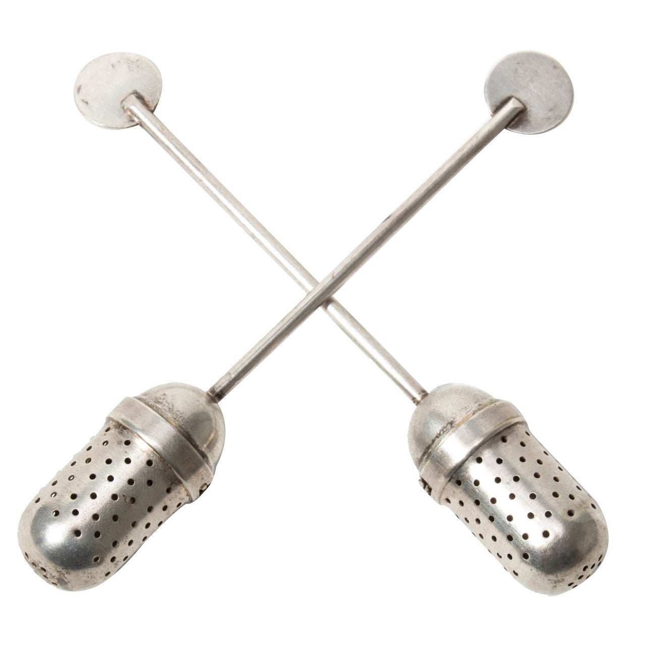 Pair of Christian Dell Tea Infusers for the Bauhaus Weimar, circa 1924 For Sale