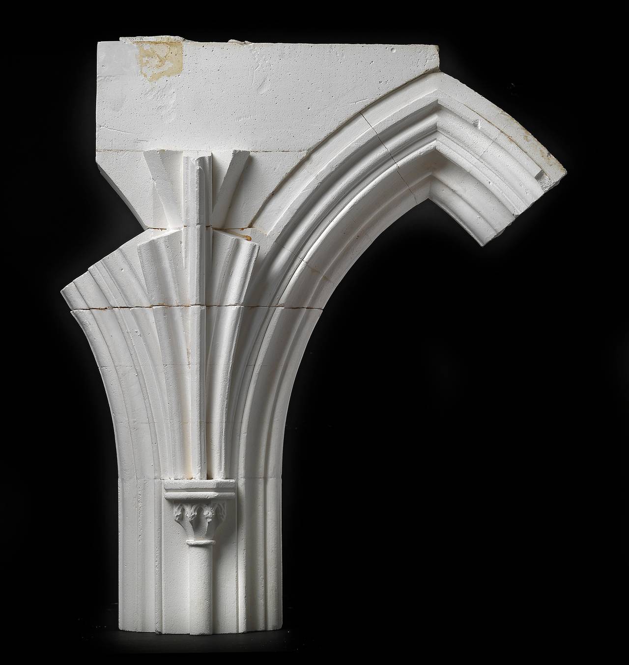 19th Century Didactical Architecture Model of a Gothic Nave Window Segment