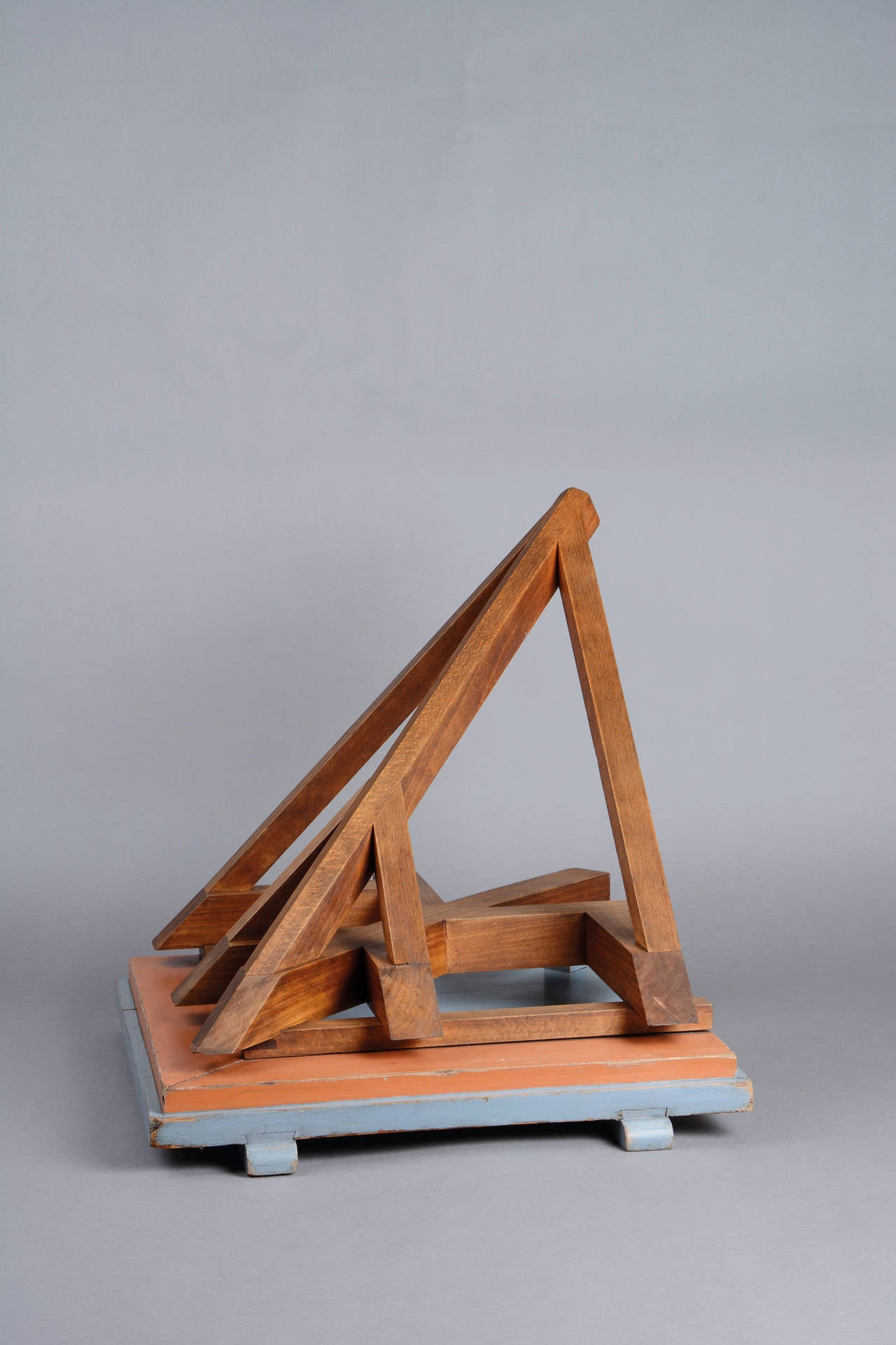 Didactical Architecture Model of Attic Construction by Gustav Lahm, circa 1900