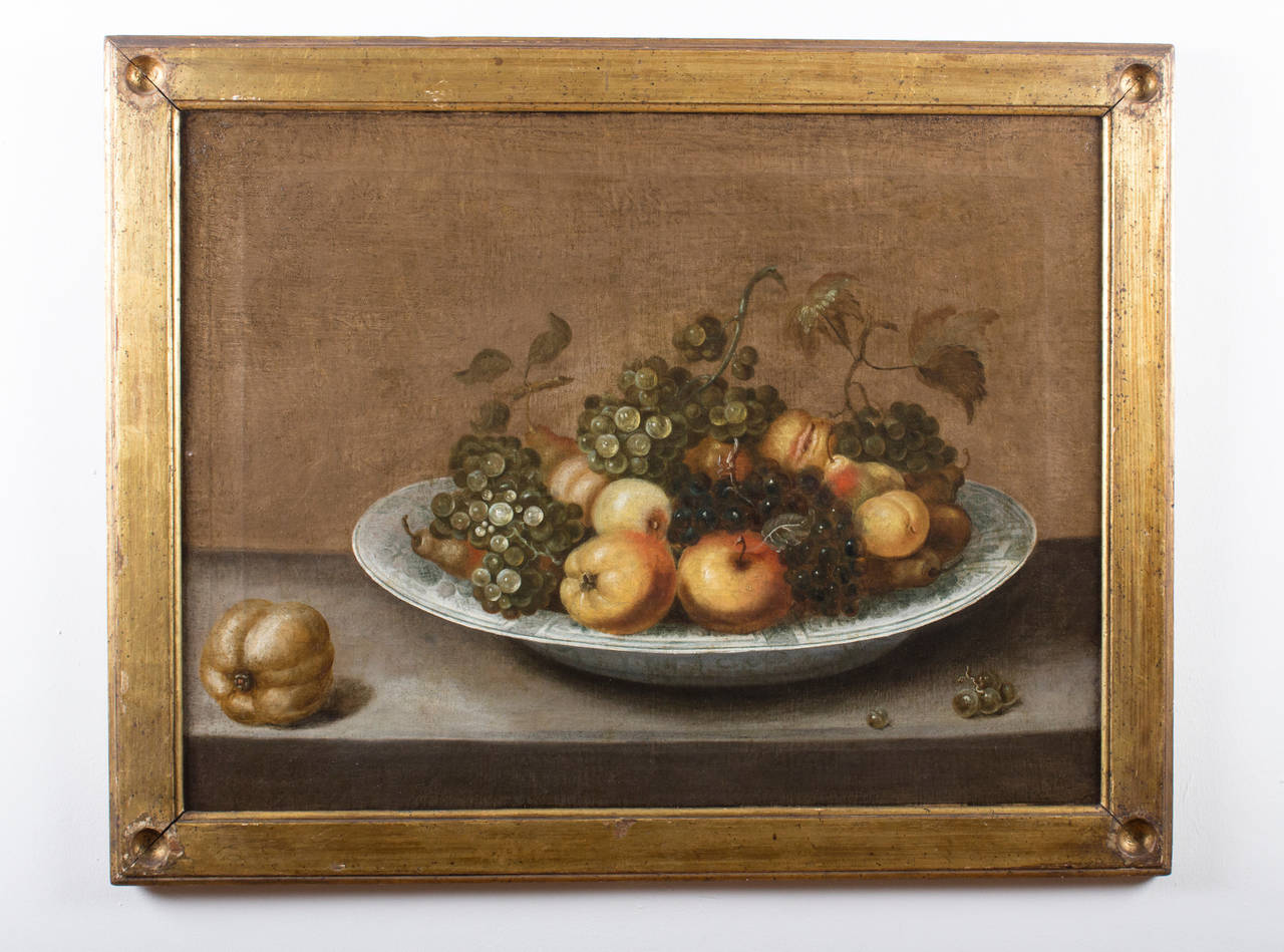 Johannes Bouman (Strassbourg 1601 . 1658 Utrecht) Fruit still live in a bowl, 52x68 cm, framed

Not much is known about the artist’s life, other than that he is recorded in 
Amsterdam by 1622 and in 1626, when he married a Dutch woman. His fruit