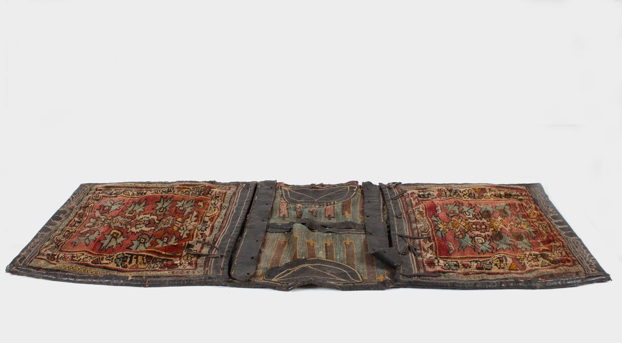A 19th C. Rare and Antique Heybe Saddlebag, Anatolia around 1860 1