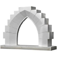 19th Century Didactical Architecture Model of Gothic Pointed Arch with Reveal