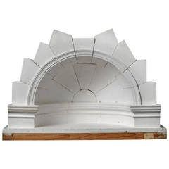 A 19th century Didactical Architecture Model of a Semi-Dome Niche