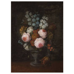 17th Century Roman School Baroque Flower Still Life