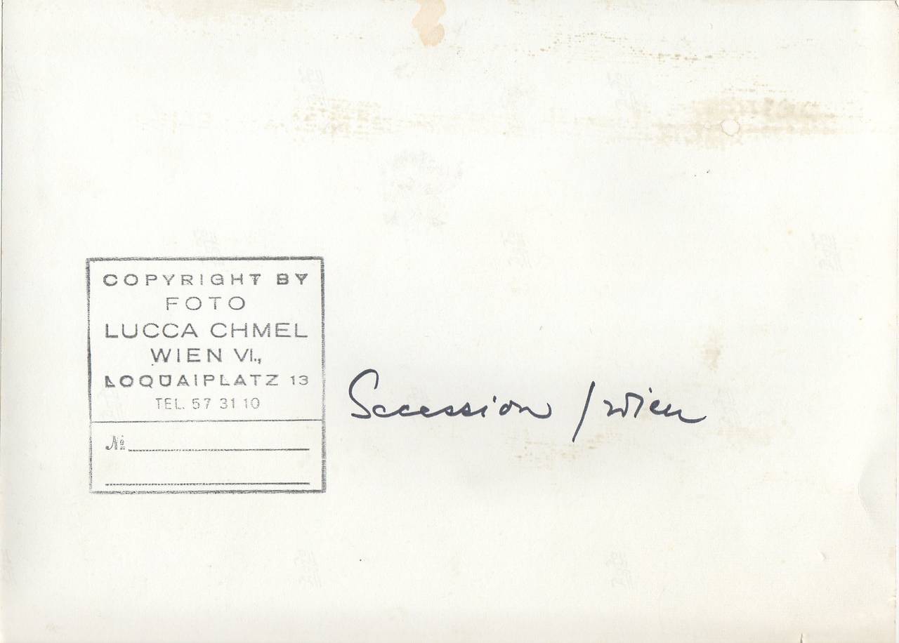 Lucca Chmel: Secession, Vienna, vintage photograph