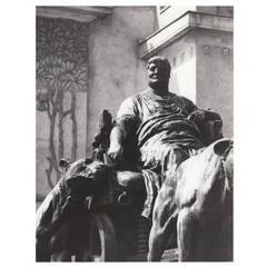 Lucca Chmel Photograph Secession, Vienna Depicting the Marc-Anton Monument