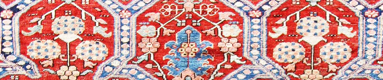 Persian Antique Heriz Carpet, Persia For Sale