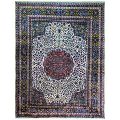 Antique Persian Tabriz Carpet, circa 1920