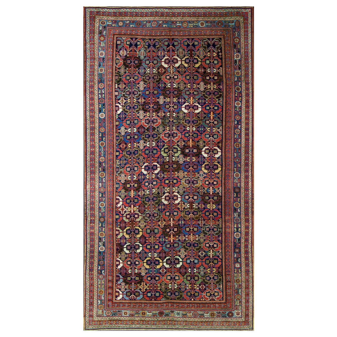 Antique Persian Afshar Carpet For Sale at 1stdibs