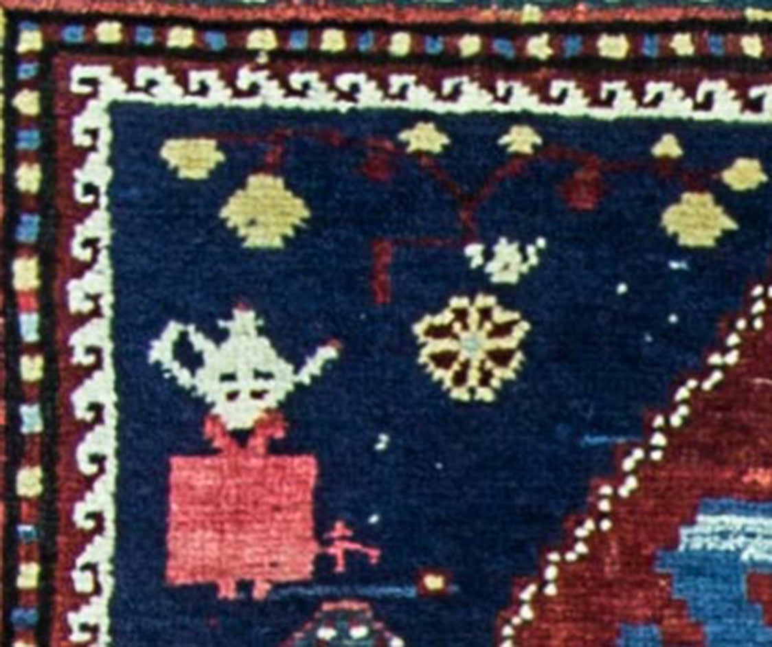 20th Century Kazak Caucasian Rug