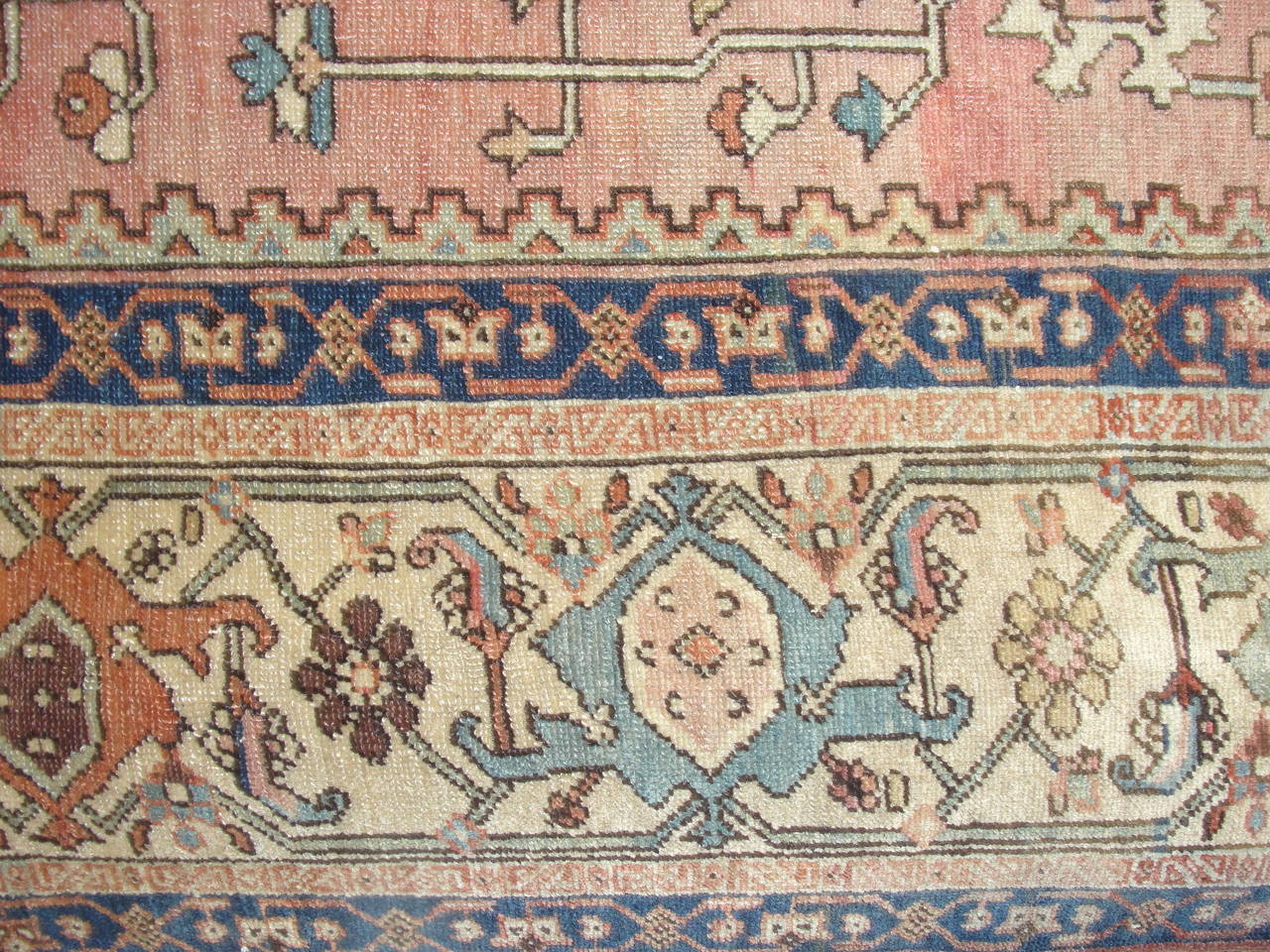 19th Century Antique Persian Serapi Carpet, Fine For Sale