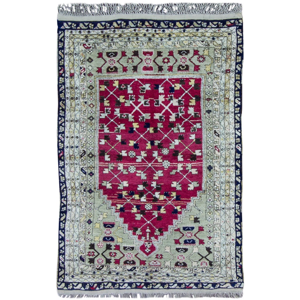 Antique Konya Prayer Rug For Sale