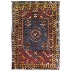 Antique Kazak Caucasian Rug