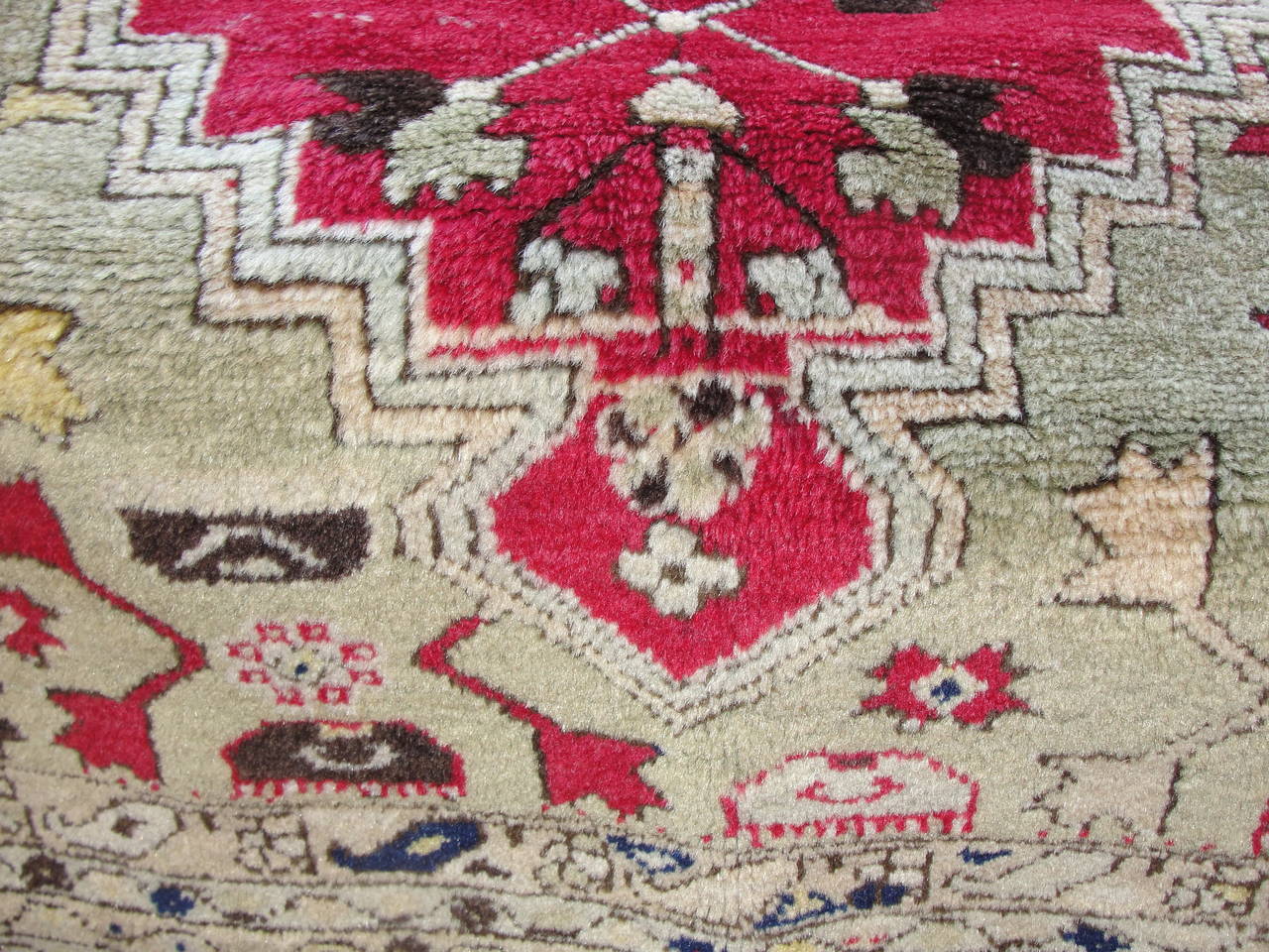 Wool Antique Konya Prayer Rug For Sale