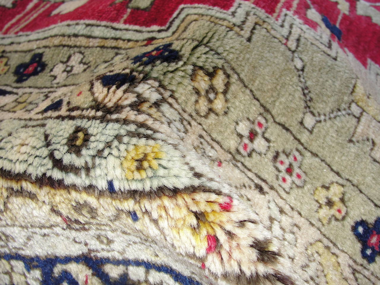 Ancien tapis de prière turc Konya, vers 1880 en vente 1